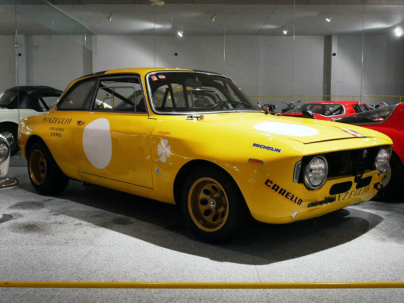 Alfa Romeo Gta1300 Junior Gr 5 Monzeglio 展示車両 四国自動車博物館 ラブモタ 高知